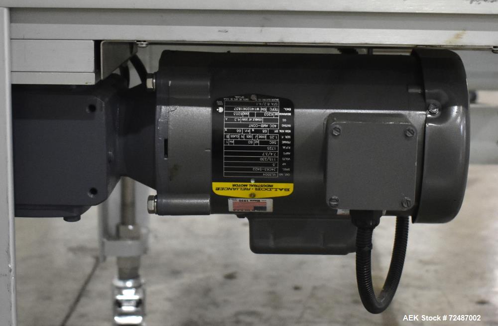 Used Belcor 150 Top and Bottom Case Tape Sealer, Model BEL 150SF. Rated up to 30 cases per minute. Case size range: 8" to unlimited (length) x  5-1/2" to 17-3/8" (width) x 4" to 21" (height). Case se...