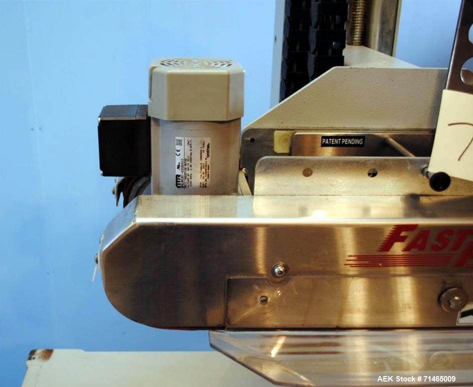 Used Belcor (Wexxar) Model 185 automatic random top case taper sealer. Capable of speeds up to 20 cases per minute. Has a case size range: 8" - unlimited length, 6" to 20" width,  4-1/2" - 19-1/2" he...