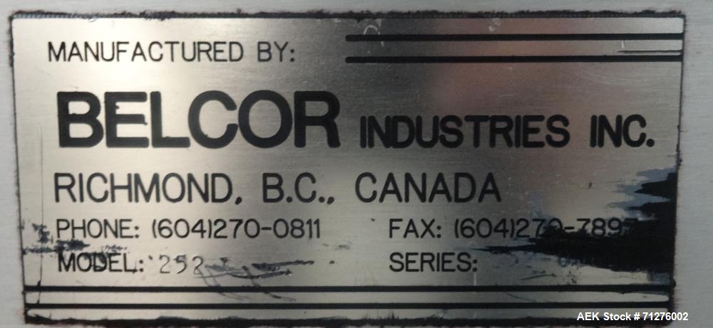 Used Belcor (Wexxar) Model 252 Top and Bottom Fully Automatic Case Taper