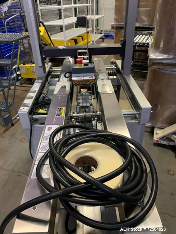 Used-Wexxar (Belcor) top and bottom case sealer with Belcor 505.Used- Wexxar-Belcor Model 505 Semi-Automatic Case Former / C...