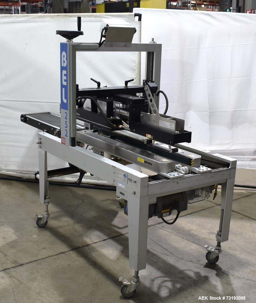 Used Wexxar Model BEL 252 Fully Automatic Case Taper - 2" Top & Bottom Dekka Tape Head