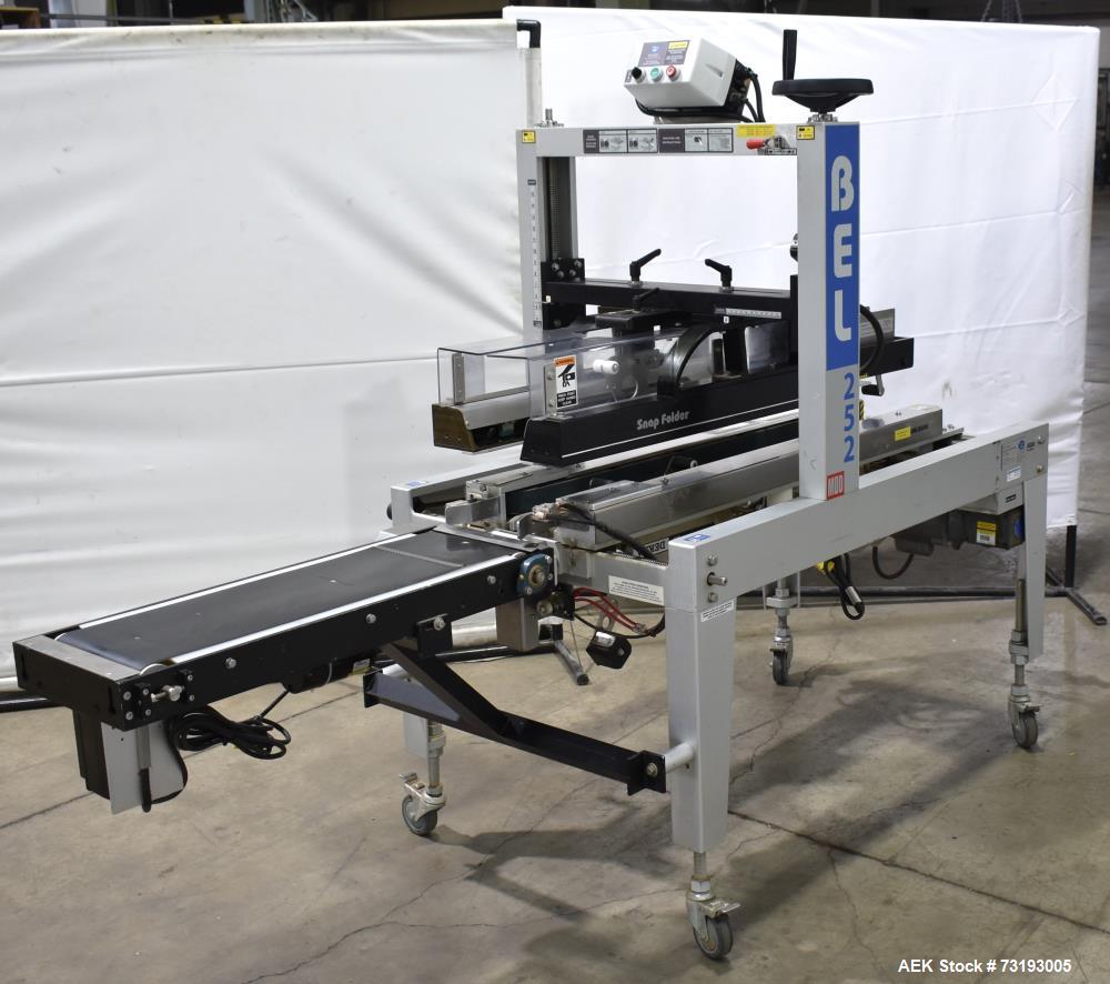 Used Wexxar Model BEL 252 Fully Automatic Case Taper - 2" Top & Bottom Dekka Tape Head