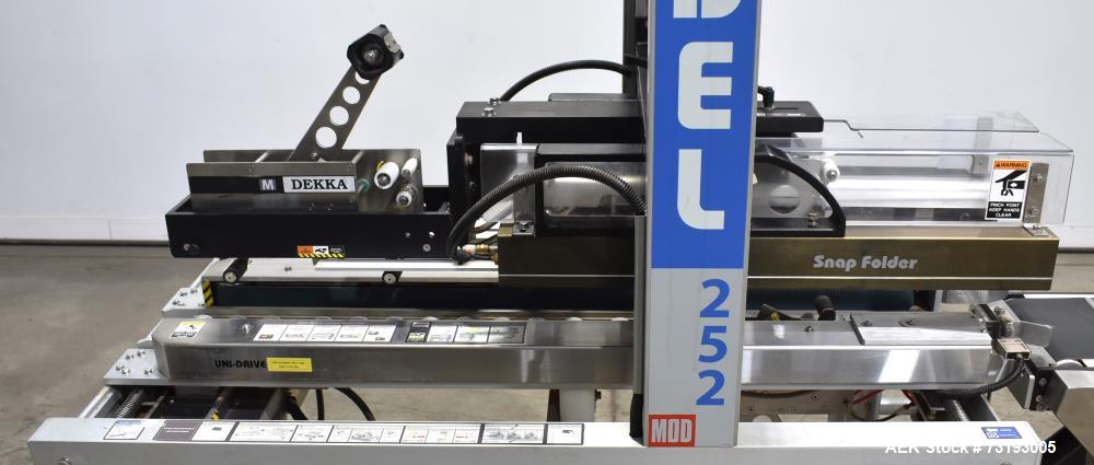 Used Wexxar Model BEL 252 Fully Automatic Case Taper - 2" Top & Bottom Dekka Tape Head