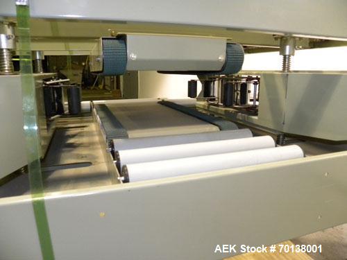 Used Best Pack Manual Side Sealing Carton Sealer, Model BP-433. Capable of speeds up to 40 cases per minute. Has a case size range: length 6" to unlimited, width 14.3" to 31" and depth 8.5" to 30". H...