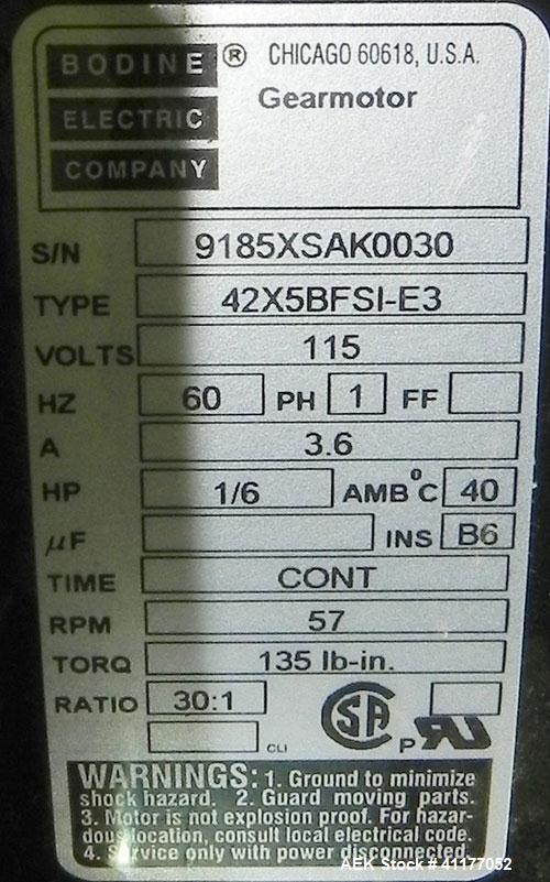 Used Durable Packaging Top Only Case Sealer, Model RM-32A. Case size range: length 4-3/4" to infinite, width 4-3/4" to 20", and height 3-1/4" to 20". Maximum case weight 90 lbs [40 kg]. Tape Applicat...