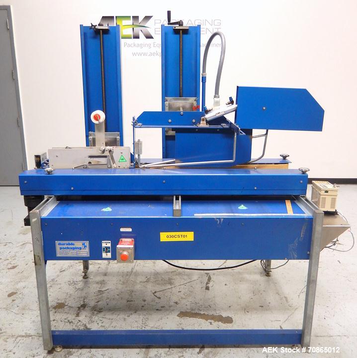Used Durable Model RM 32FC DO-IT-ALL Top & Bottom Case Sealer
