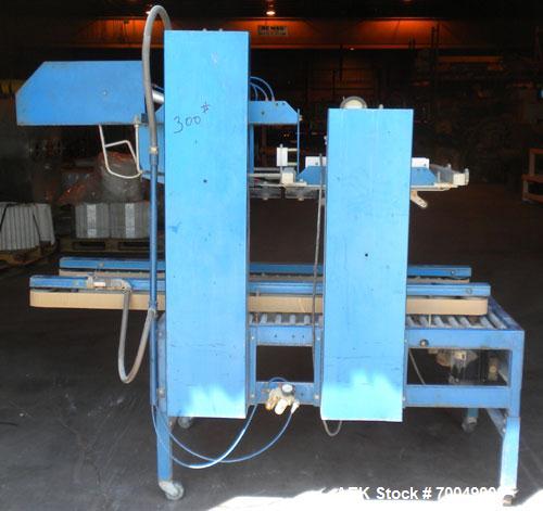 Used Durable Packaging Top Carton Sealer/Flap Sealer, Model RM-3FCS, Carbon Steel. Up to 15 cases per minute. Case size range: width 4" to 20’’, height 4-1/2’’ to 20’’, length 4’’ to unlimited. Manua...
