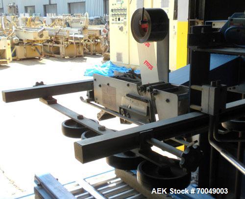 Used Durable Packaging Top Carton Sealer/Flap Sealer, Model RM-3FCS, Carbon Steel. Up to 15 cases per minute. Case size range: width 4" to 20’’, height 4-1/2’’ to 20’’, length 4’’ to unlimited. Manua...