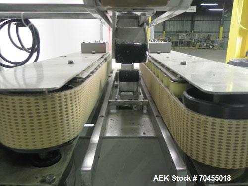 Used Durable Packaging Top and Bottom Case Sealer, Model RM-32A. Case size range: length 4-3/4" to infinite, width 4-3/4" to 20", and height 3-1/4" to 20". Maximum case weight 90 lbs [40 kg]. Tape Ap...
