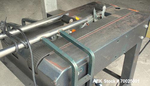Used EZ-Tek Top and Bottom EZ-Taper Case Sealer, Model BB-2, Carbon Steel. Up to 30 cases per minute, minimum case size: length 4.5" to unlimited, width 4’’ to 22.5’’, depth 3.5’’ to 25.5’’. Manually...
