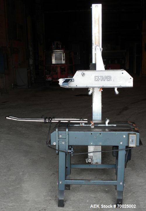 Used EZ-Tek Top and Bottom EZ-Taper Case Sealer, Model BB-2, Carbon Steel. Up to 30 cases per minute, minimum case size: length 4.5" to unlimited, width 4’’ to 22.5’’, depth 3.5’’ to 25.5’’. Manually...