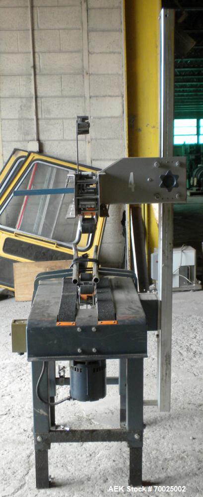 Used EZ-Tek Top and Bottom EZ-Taper Case Sealer, Model BB-2, Carbon Steel. Up to 30 cases per minute, minimum case size: length 4.5" to unlimited, width 4’’ to 22.5’’, depth 3.5’’ to 25.5’’. Manually...