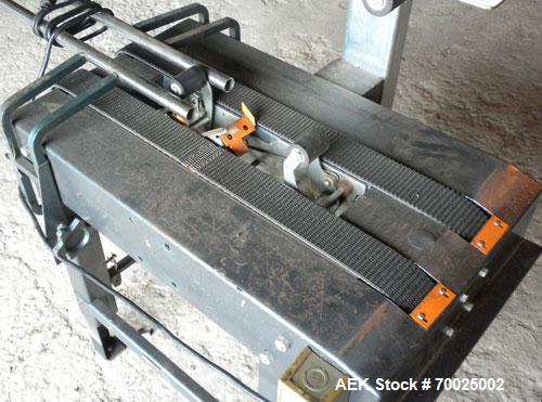 Used EZ-Tek Top and Bottom EZ-Taper Case Sealer, Model BB-2, Carbon Steel. Up to 30 cases per minute, minimum case size: length 4.5" to unlimited, width 4’’ to 22.5’’, depth 3.5’’ to 25.5’’. Manually...