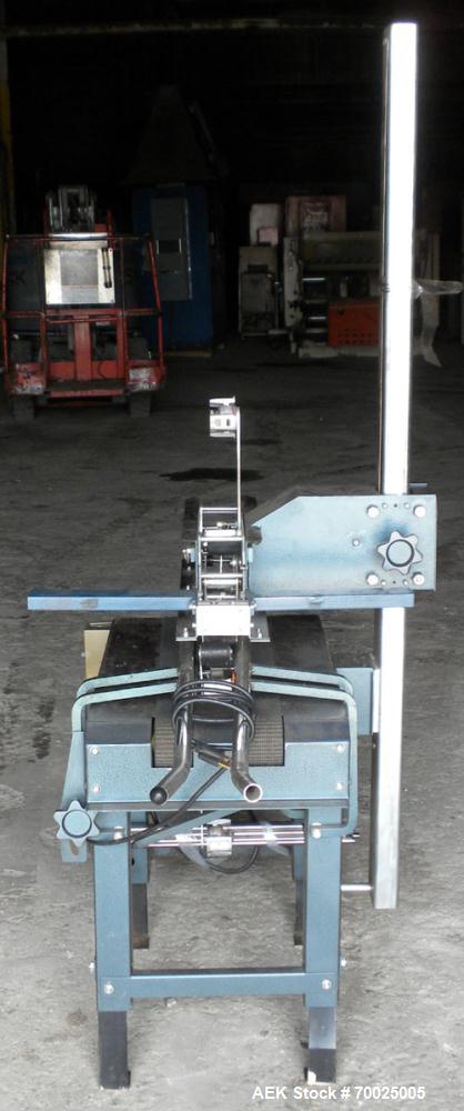 Used EZ-Tek Top and Bottom EZ-Taper Case Sealer, Model BB-2, Carbon Steel. Up to 30 cases per minute, minimum case size: length 4.5" to unlimited, width 4’’ to 22.5’’, depth 3.5’’ to 25.5’’. Manually...
