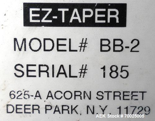 Used EZ-Tek Top and Bottom EZ-Taper Case Sealer, Model BB-2, Carbon Steel. Up to 30 cases per minute, minimum case size: length 4.5" to unlimited, width 4’’ to 22.5’’, depth 3.5’’ to 25.5’’. Manually...