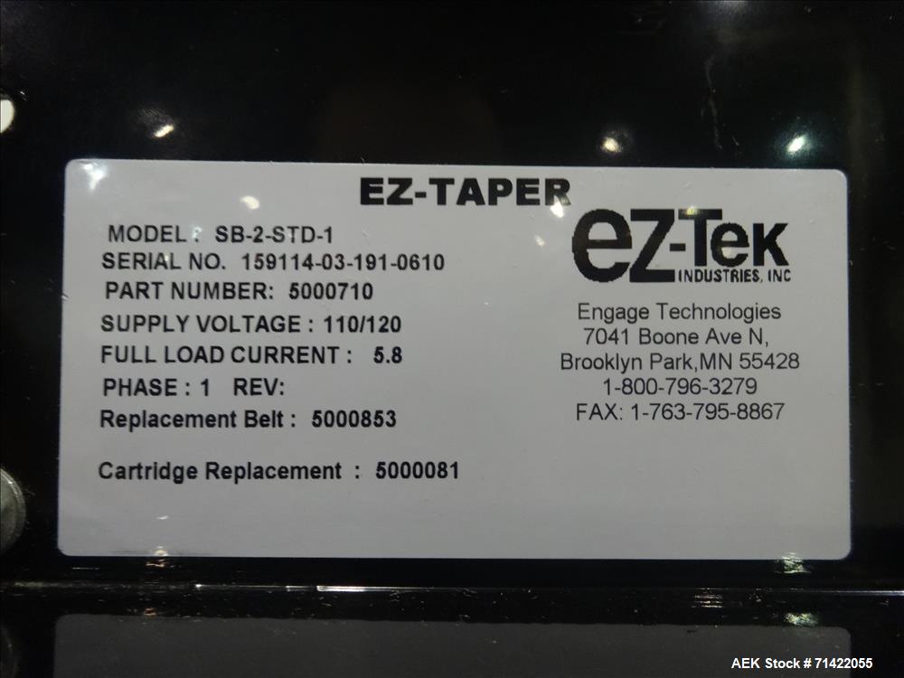 Used E-Z Tek Model SB-2 Adjustable Case Sealer