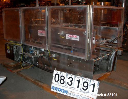 Used Elliot Model 85-AT Top Only Tape Case Sealer. Capable of speeds up to 23 cases per minute.Case size range: (Length) 8" to 23"or 20.32cm to 58.42cm(Width) 6.5" to 16"or 16.51cm to 40.54cm (Height...