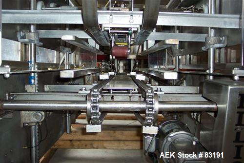 Used Elliot Model 85-AT Top Only Tape Case Sealer. Capable of speeds up to 23 cases per minute.Case size range: (Length) 8" to 23"or 20.32cm to 58.42cm(Width) 6.5" to 16"or 16.51cm to 40.54cm (Height...