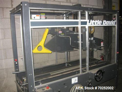 Used Little David (Loveshaw) LD-16A automatic uniform top taper capable of speeds up to 60' per minute. Case size range: (Length) 8" to 24" (width) 6" to 20" (depth) 4-1/2" to 20".