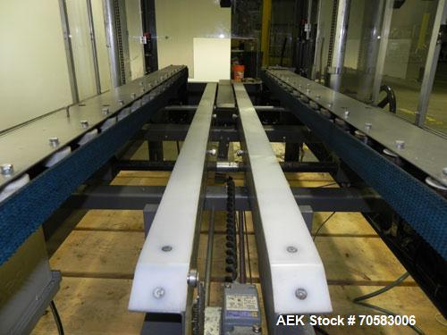 Used Little David (Loveshaw) Model LD-16SB Case Taper. Unit is capable of speeds up to 60 feet per minute. Is currently set up with top tape head only (has provisions for bottom tape head). Has a cas...