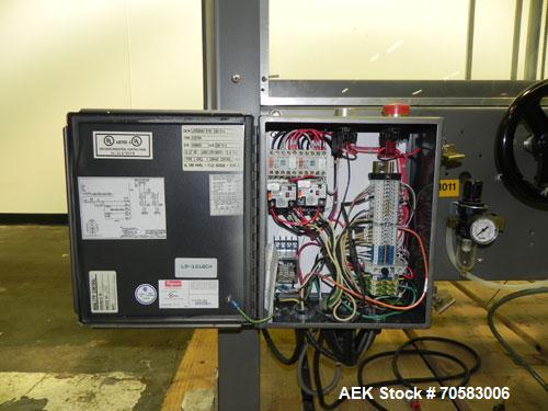Used Little David (Loveshaw) Model LD-16SB Case Taper. Unit is capable of speeds up to 60 feet per minute. Is currently set up with top tape head only (has provisions for bottom tape head). Has a cas...