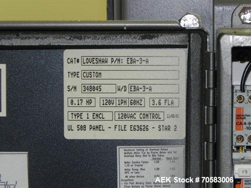 Used Little David (Loveshaw) Model LD-16SB Case Taper. Unit is capable of speeds up to 60 feet per minute. Is currently set up with top tape head only (has provisions for bottom tape head). Has a cas...