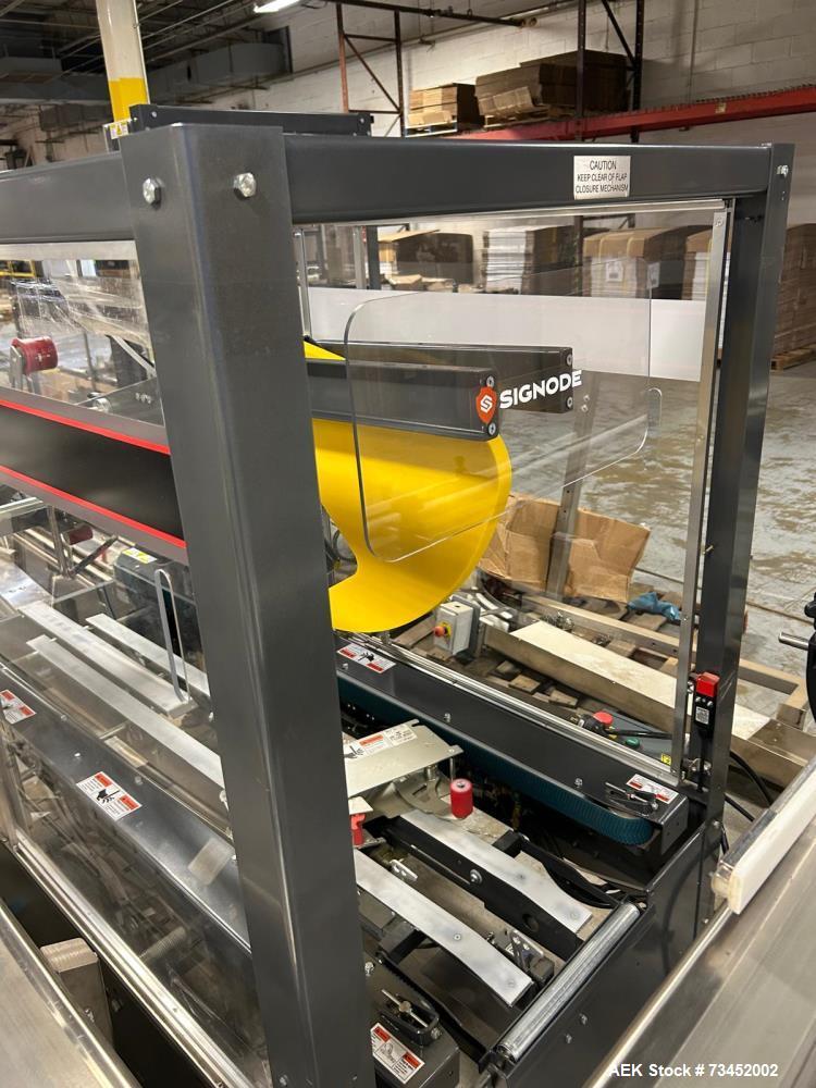 Used Loveshaw Little David LD16A Top-Only Case Sealer – 14 CPM, Auto Flap Closer, 115V