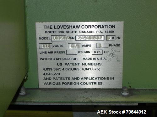 Used Little David (Loveshaw) Top Only Case Sealer, Model LD-3SB/2 