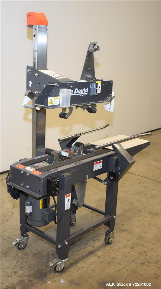 Used Little David (Loveshaw) Model  LD-7DM Top and Bottom Case Sealer/Taper.