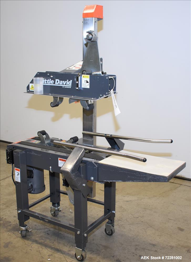 Used Little David (Loveshaw) Model  LD-7DM Top and Bottom Case Sealer/Taper.
