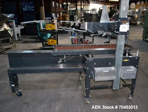 Used Little David SP304 top and bottom case sealer. Operating speed up to 72' per minute. Side belt drives with a case size range: (Length)6" to 24" or 152mm - 610mm (Width) 4-1/2" to 20" or 114mm - ...