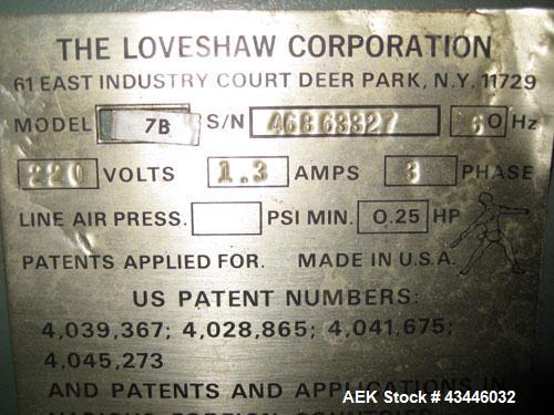 Used Little David Loveshaw Model 7B Top & Bottom Case Sealer