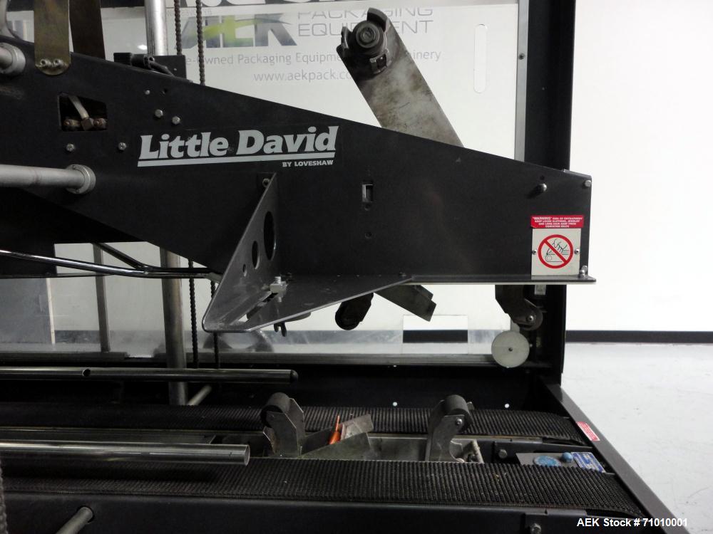 Used Loveshaw Little David Model LD16A Top and Bottom Automatic Case Sealer