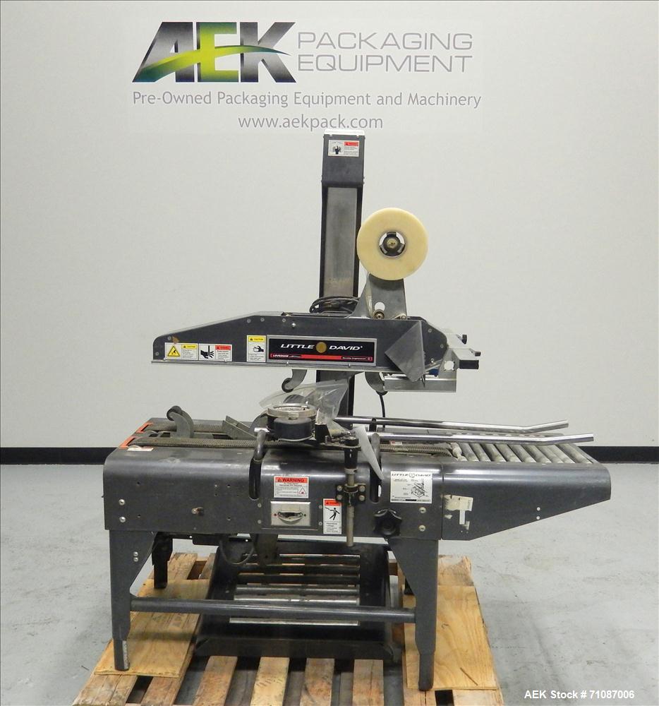 Used Loveshaw Little David Model LDUE2 Top and Bottom Tape Case Sealer