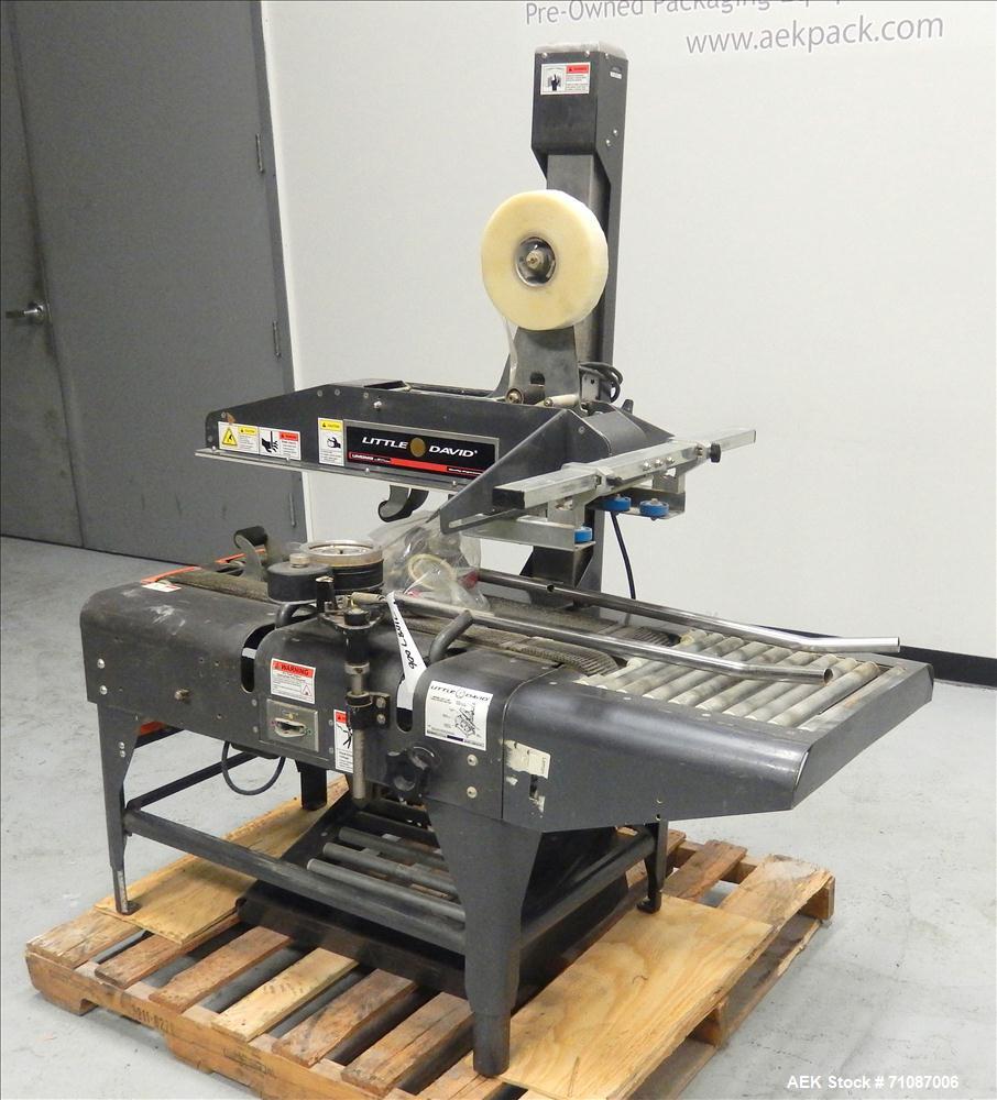 Used Loveshaw Little David Model LDUE2 Top and Bottom Tape Case Sealer