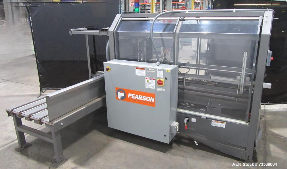 Buy Used Pearson CE25-T Case Erector with Tape Sealer – Industrial Packaging Machine