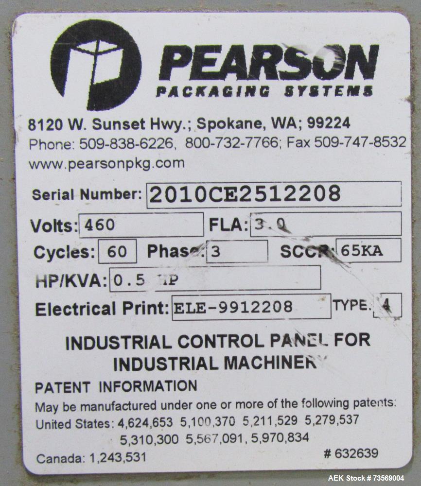 Buy Used Pearson CE25-T Case Erector with Tape Sealer – Industrial Packaging Machine