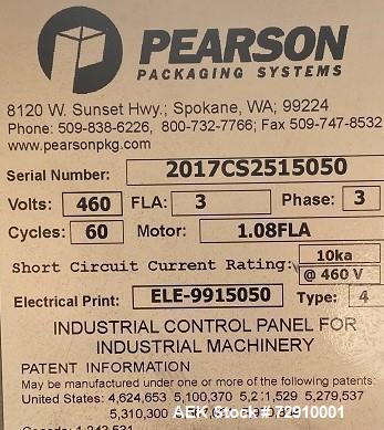 Pearson Model CS25-T Case Top Sealer