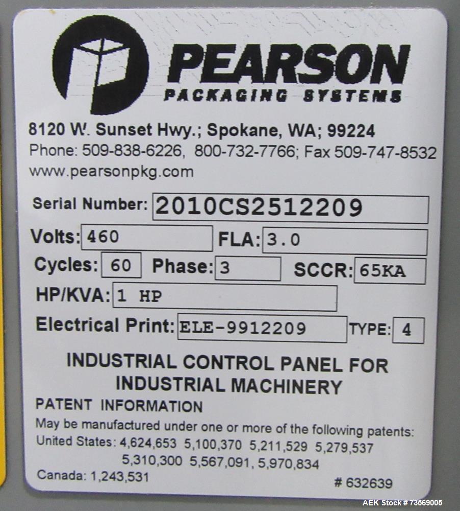 Pearson CS25-T Automatic Case Sealer – Used High-Speed Top Taper