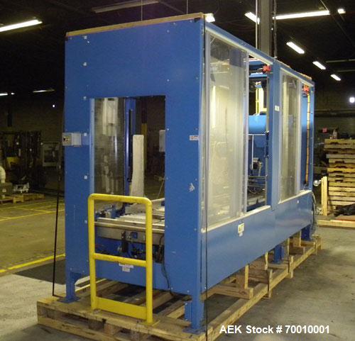 Used Pearson Packaging Systems Top Tape Only Random Case Sealer, Model CS30-RT, . Up to 30 cases per minute. Case size range: Length 12" to 26’’, Width 8’’ to 26’’, Depth 3’’ to 19’’. Case weight ran...