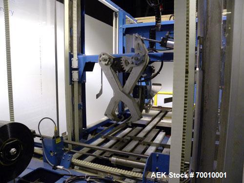Used Pearson Packaging Systems Top Tape Only Random Case Sealer, Model CS30-RT, . Up to 30 cases per minute. Case size range: Length 12" to 26’’, Width 8’’ to 26’’, Depth 3’’ to 19’’. Case weight ran...