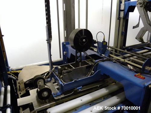 Used Pearson Packaging Systems Top Tape Only Random Case Sealer, Model CS30-RT, . Up to 30 cases per minute. Case size range: Length 12" to 26’’, Width 8’’ to 26’’, Depth 3’’ to 19’’. Case weight ran...