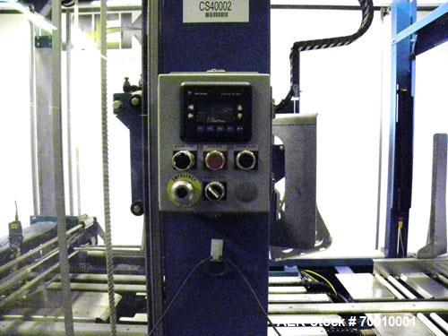 Used Pearson Packaging Systems Top Tape Only Random Case Sealer, Model CS30-RT, . Up to 30 cases per minute. Case size range: Length 12" to 26’’, Width 8’’ to 26’’, Depth 3’’ to 19’’. Case weight ran...