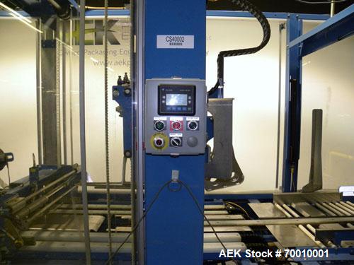 Used Pearson Packaging Systems Top Tape Only Random Case Sealer, Model CS30-RT, . Up to 30 cases per minute. Case size range: Length 12" to 26’’, Width 8’’ to 26’’, Depth 3’’ to 19’’. Case weight ran...