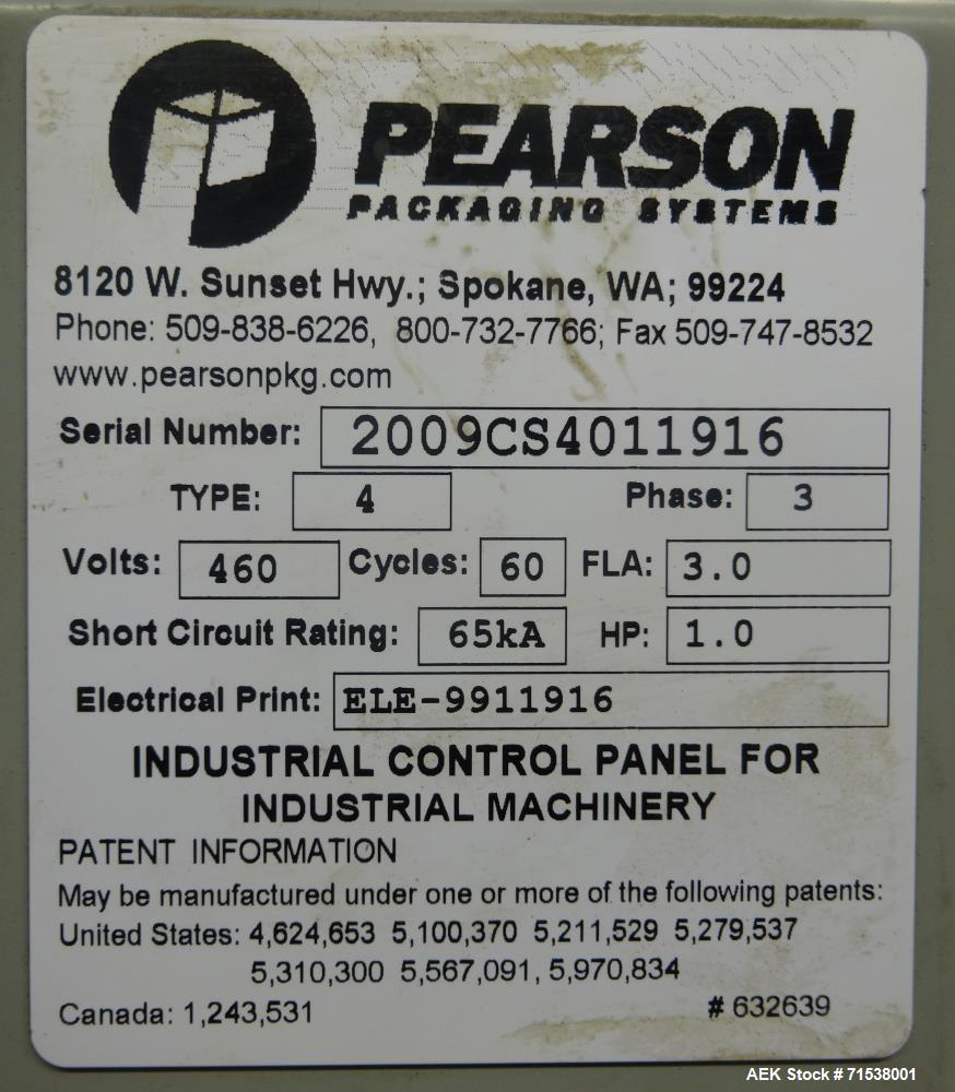 Used- Pearson Model CS40-T Case Sealer