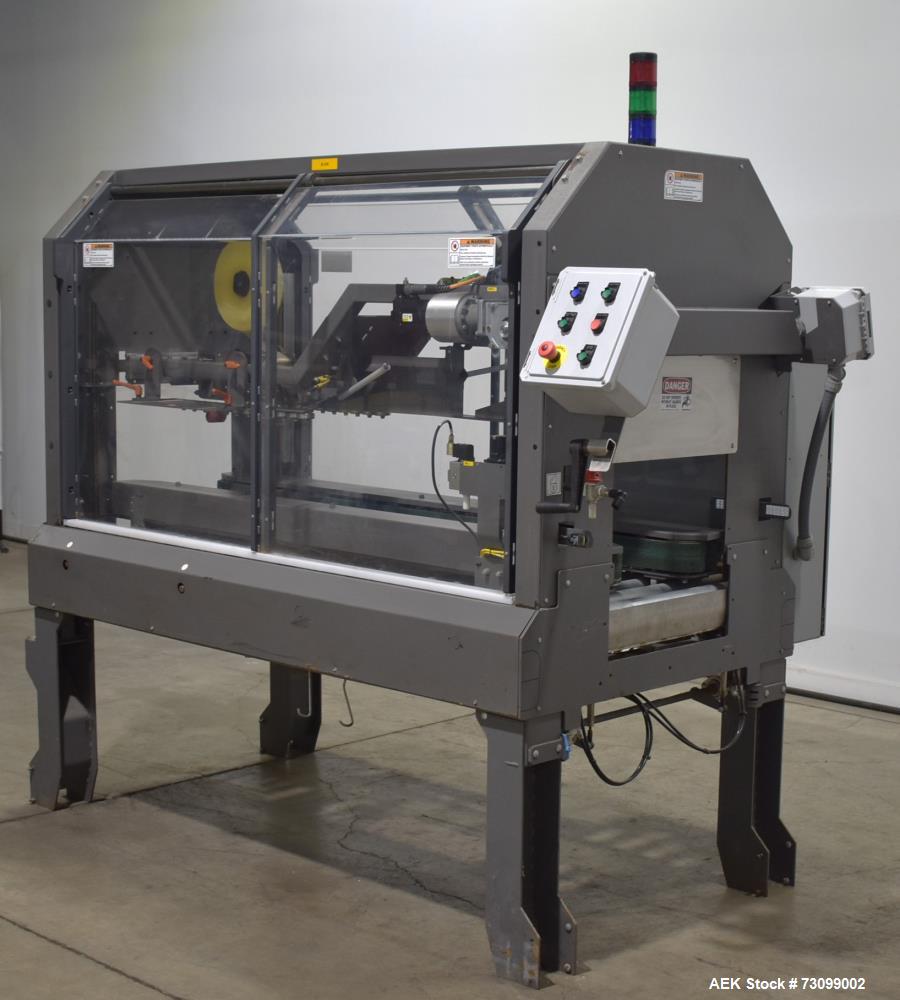 Used- Pearson Model CS40-T Automatic Case Sealer. Capable of speeds up to 40 cases per minute (depending on application and ...