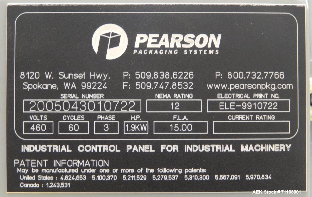 Used Pearson Model N430 Random Case Sealer (Top Only)