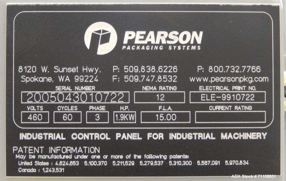 Used- Pearson Model N430 Random Case Sealer (Top Only)