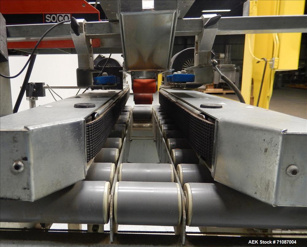 Used Soco Model T-10 Top and Bottom Tape Case Sealer