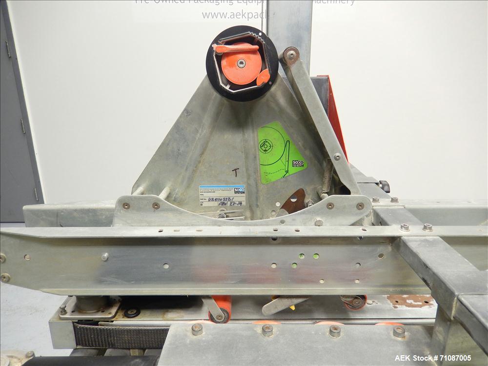 Used Soco Model T-10 Top and Bottom Tape Case Sealer